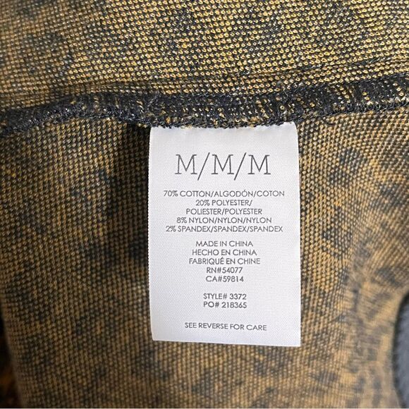 CAbi Kensington Proper Standout Blazer Style 3372 Yellow Gold/Blue Size Medium - Picture 8 of 12